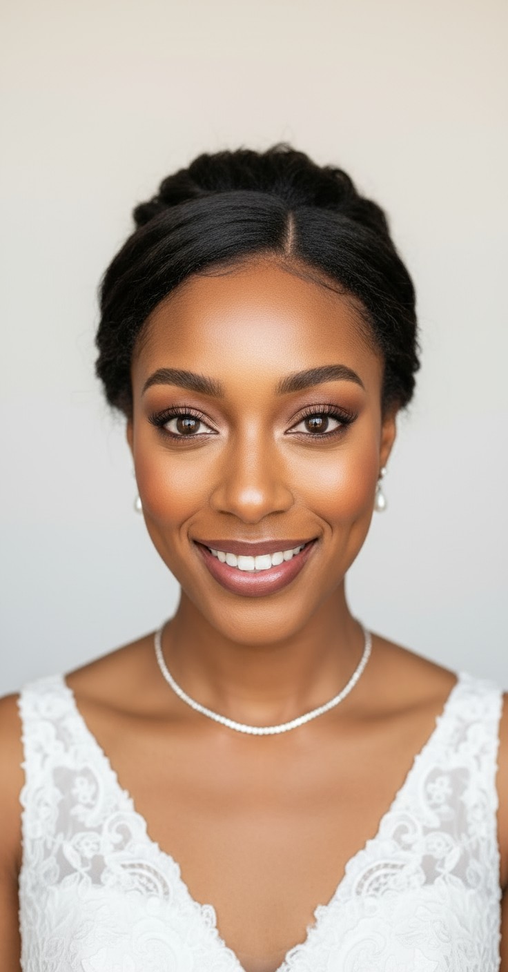 After Romantic Bridal Updo